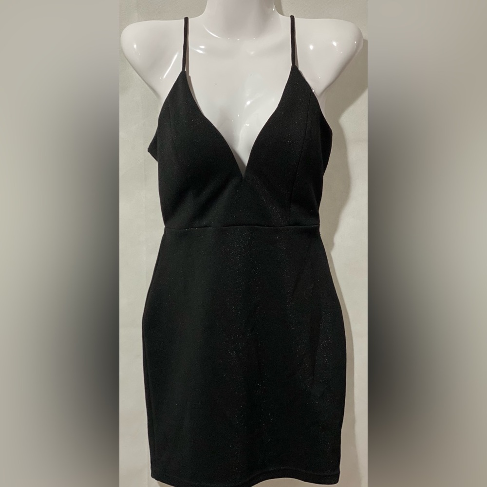 Windsor shimmering black dress